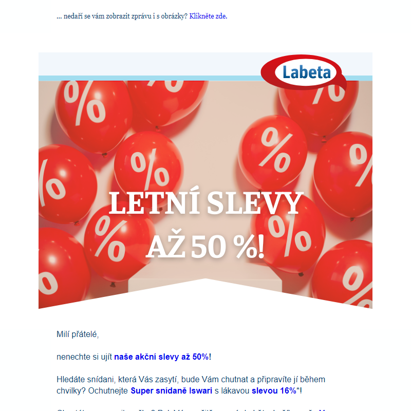 _ NENECHTE SI UJÍT! Super slevy až 50%! _