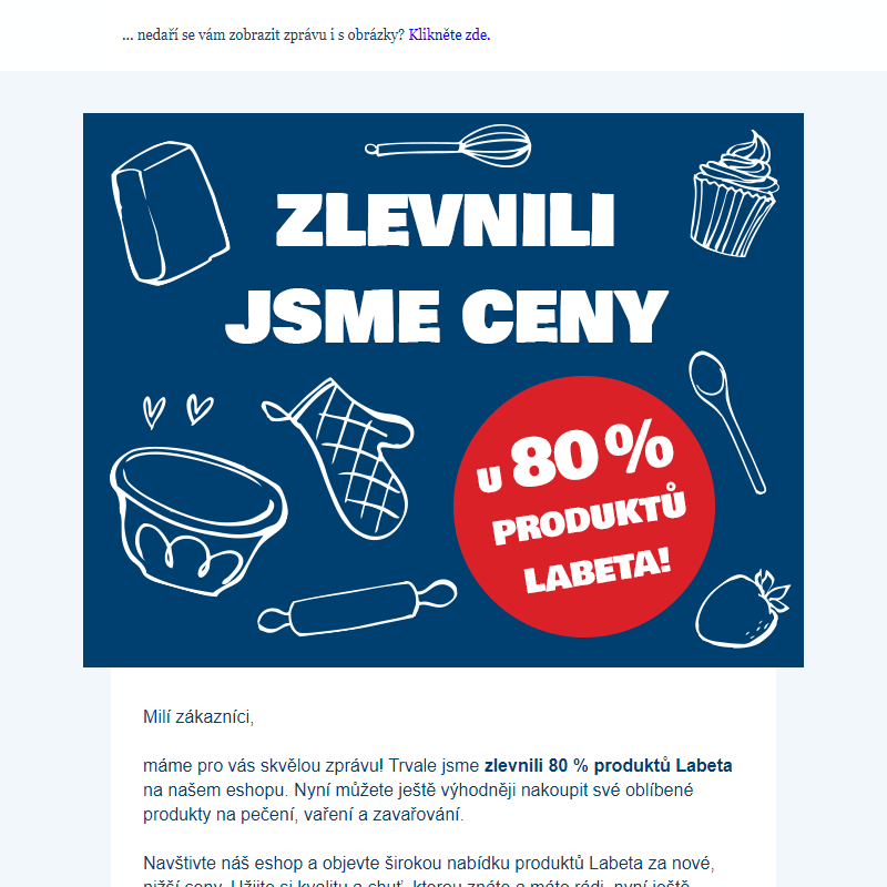 _Trvalá sleva na 80 % produktů Labeta na našem eshopu!