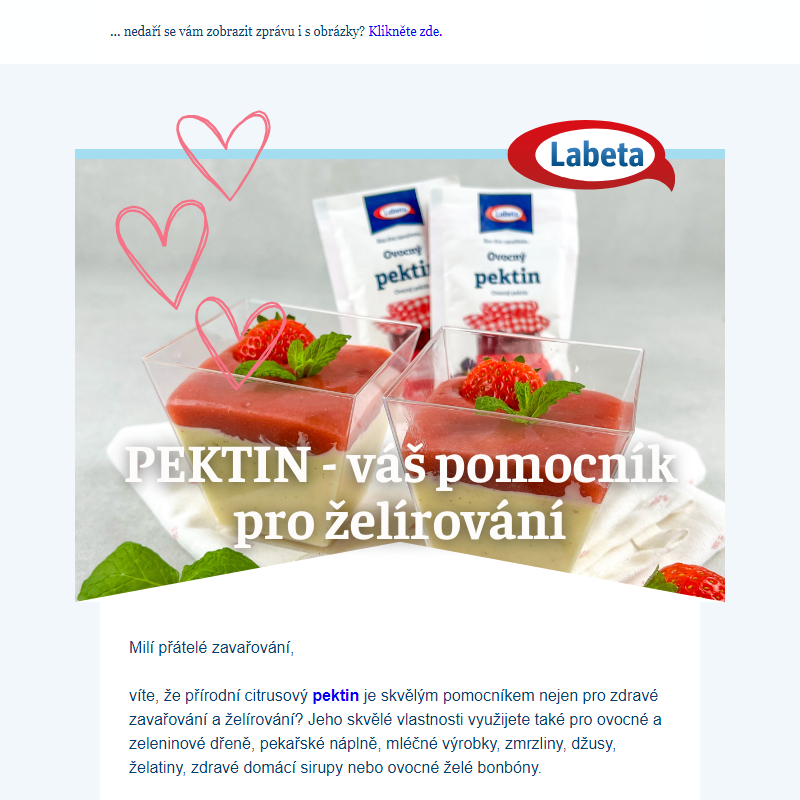 Pektin - Váš skvělý přírodní pomocník pro zavařování a želírování!