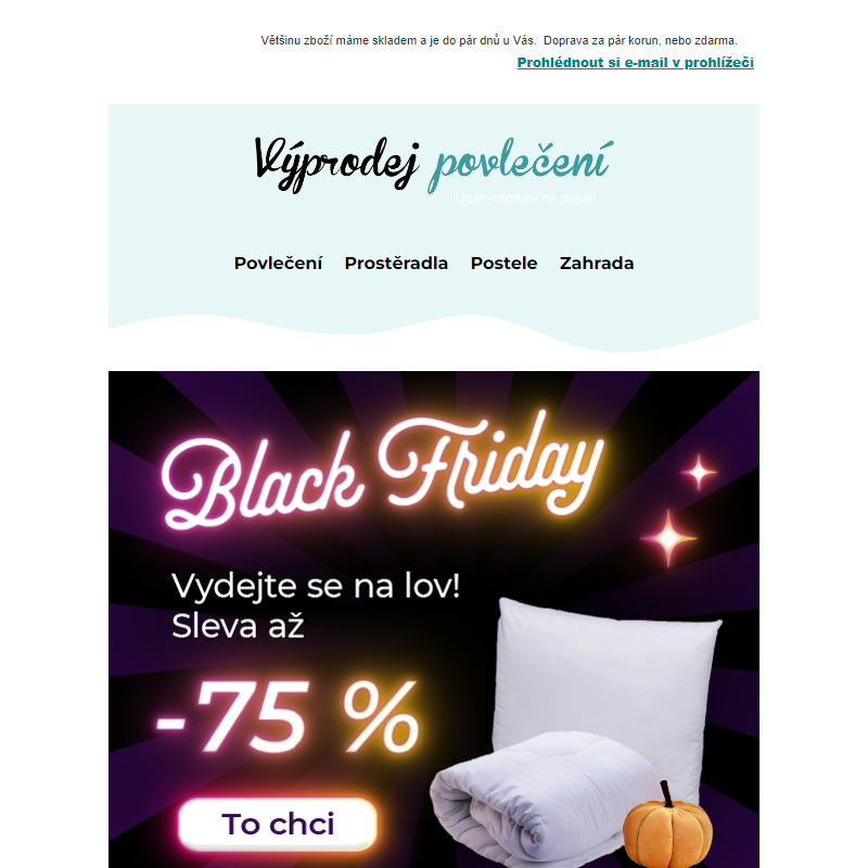 Zlevňujeme vše __ Black Friday odstartoval!