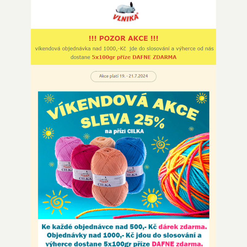 Víkendová sleva 25% + dárek zdarma