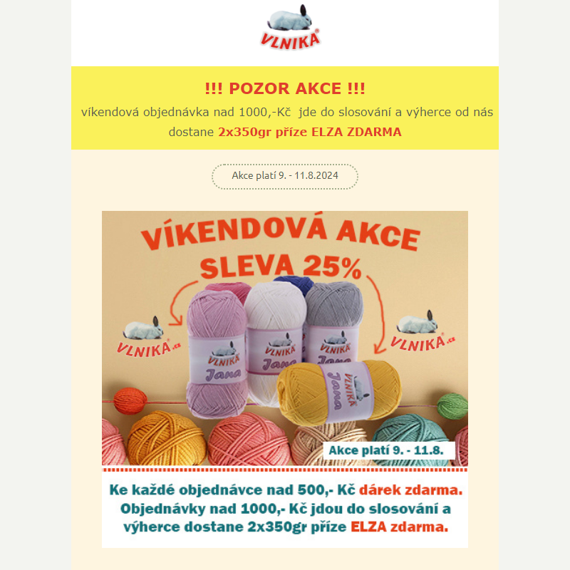 Víkendová sleva 25% + dárek zdarma