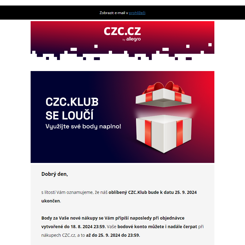 OS: CZC.Klub se loučí