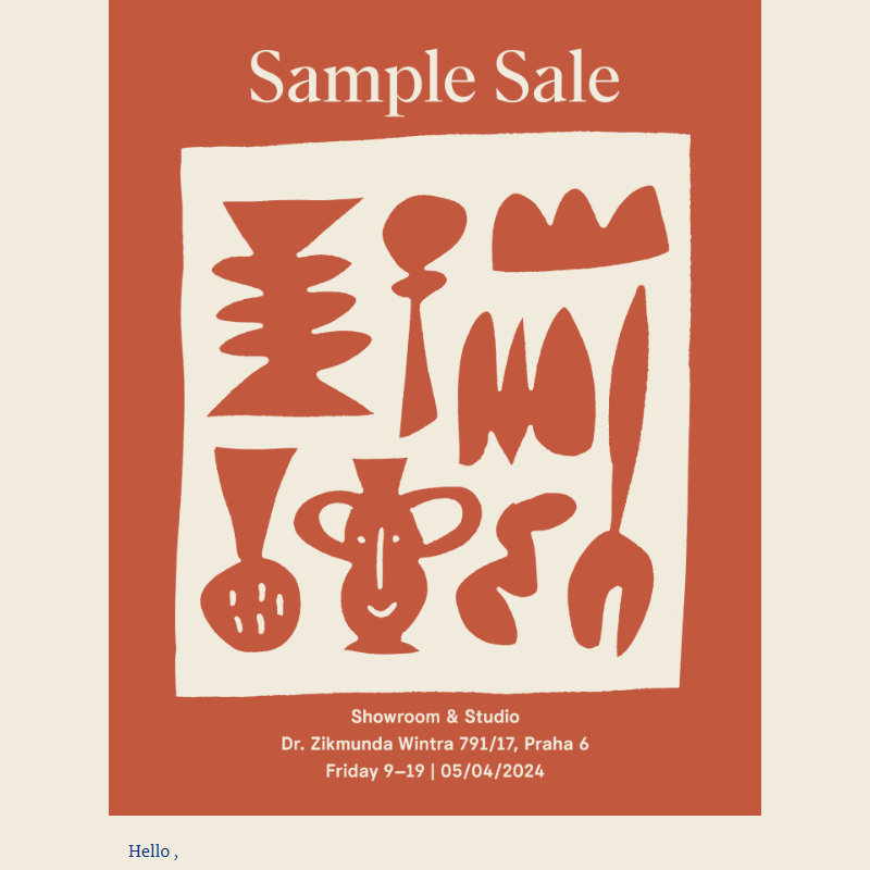 Our Largest Sample Sale Ever this Friday