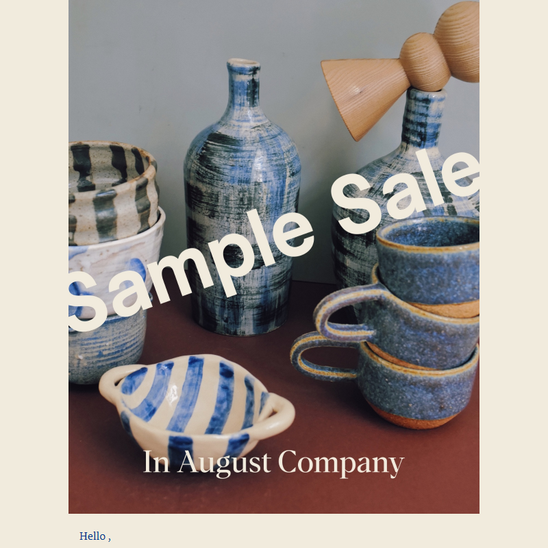 Online Sample Sale