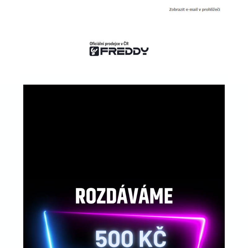 Rozdáváme 500 Kč pro prvních 100 z Vás!