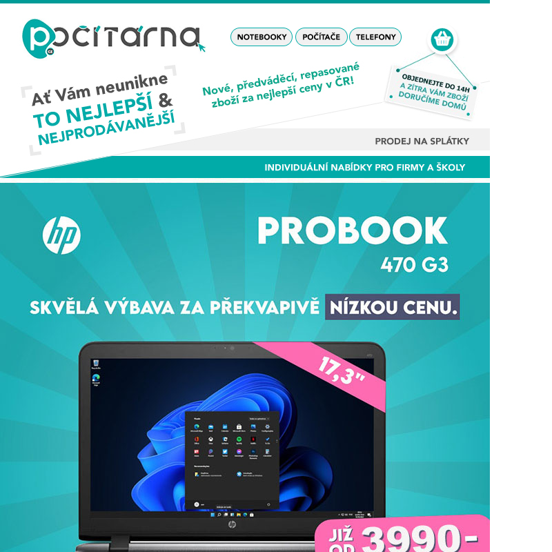 Notebook HP ProBook v akci za 3__.9__9__0__ Kč!