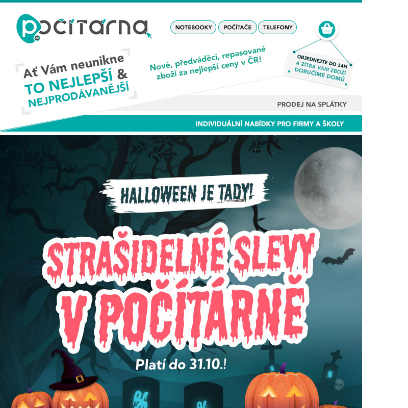 _ Strašidelné slevy JEN DNES #Halloween