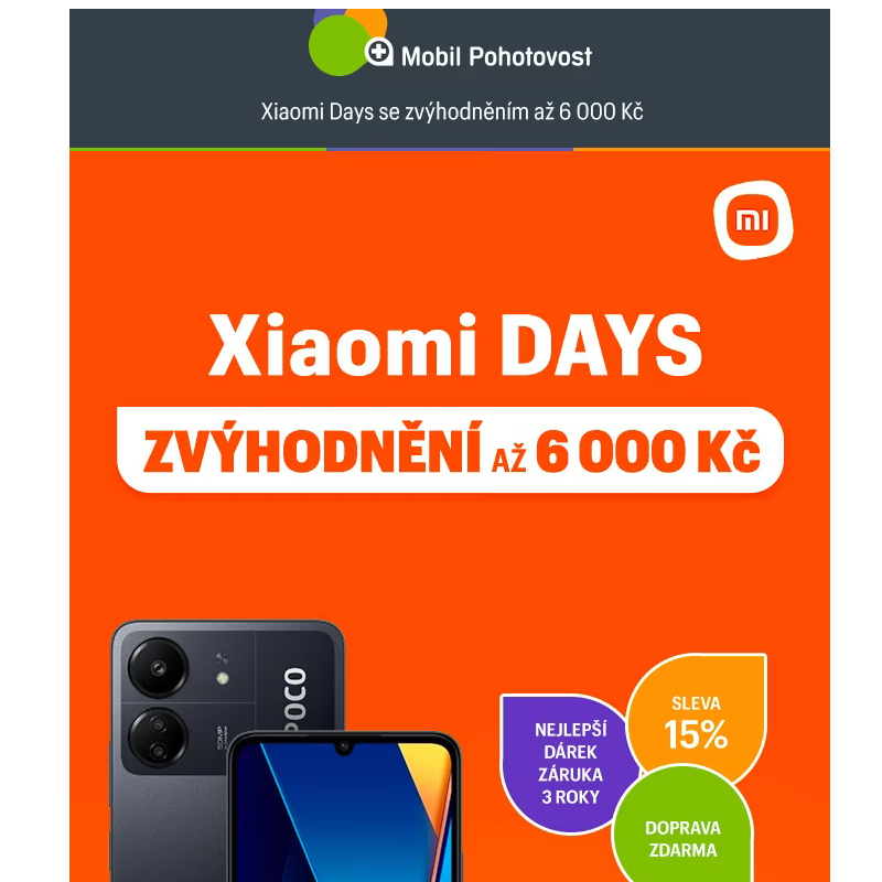 Xiaomi Days se zvýhodněním až 6 000 Kč