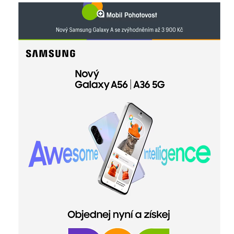 Nový Samsung Galaxy A se zvýhodněním až 3 900 Kč