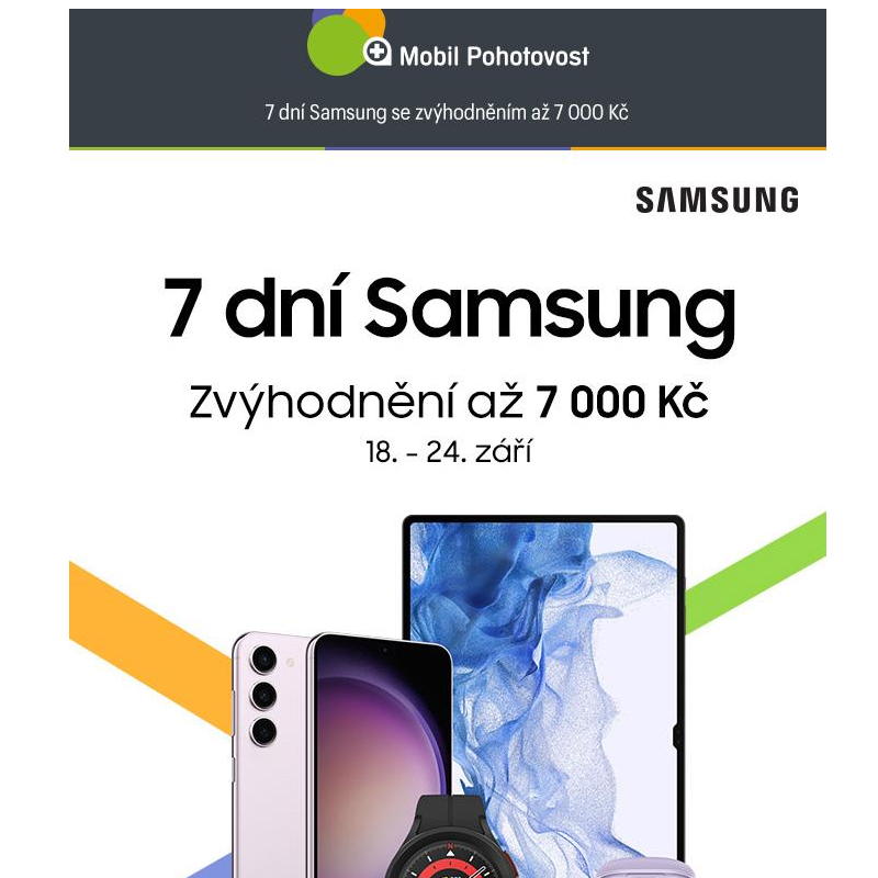 7 dní Samsung se zvýhodněním až 7 000 Kč