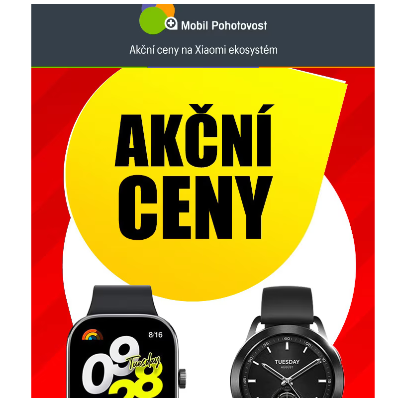 Akční ceny na Xiaomi ekosystém