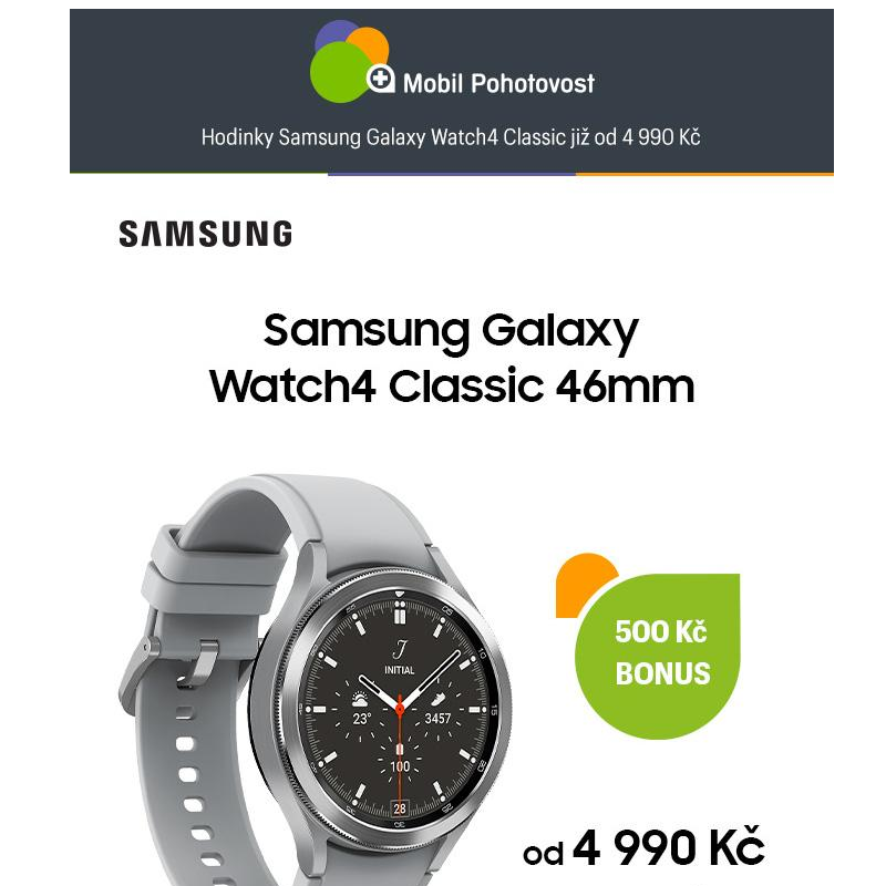 Hodinky Samsung Galaxy Watch4 Classic již od 4 990 Kč