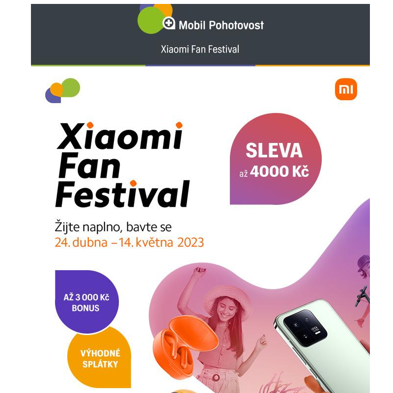 Xiaomi Fan Festival - sleva až 4 000 Kč
