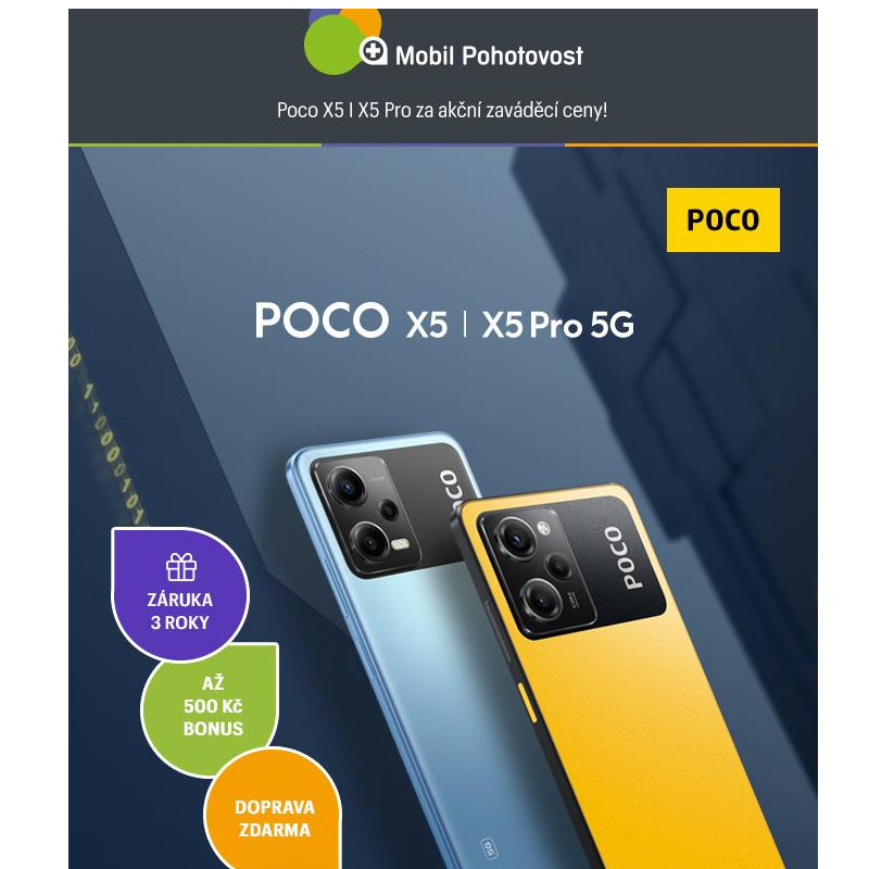 Poco X5 / X5 Pro za akční zaváděcí ceny!