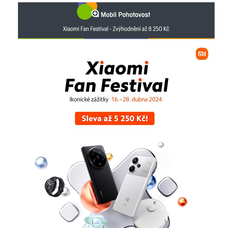 Xiaomi Fan Festival - Zvýhodnění až 8 250 Kč
