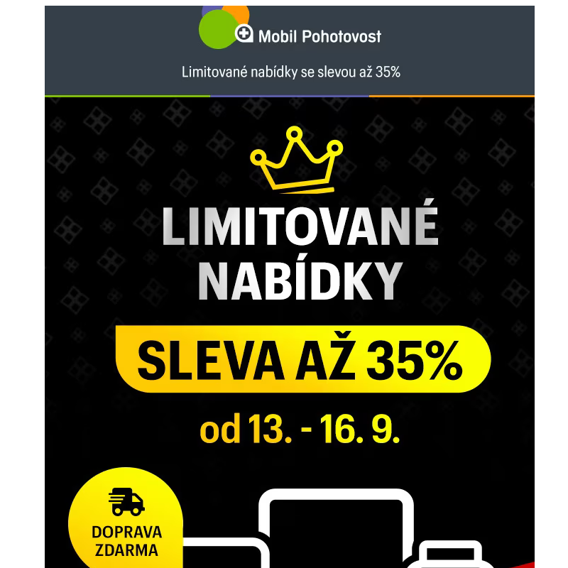 Limitované nabídky se slevou až 35 %