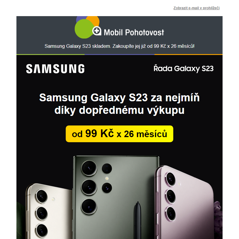 Nový Samsung Galaxy S23 skladem! Vyšší paměť za cenu nižší jen do 16. 2.