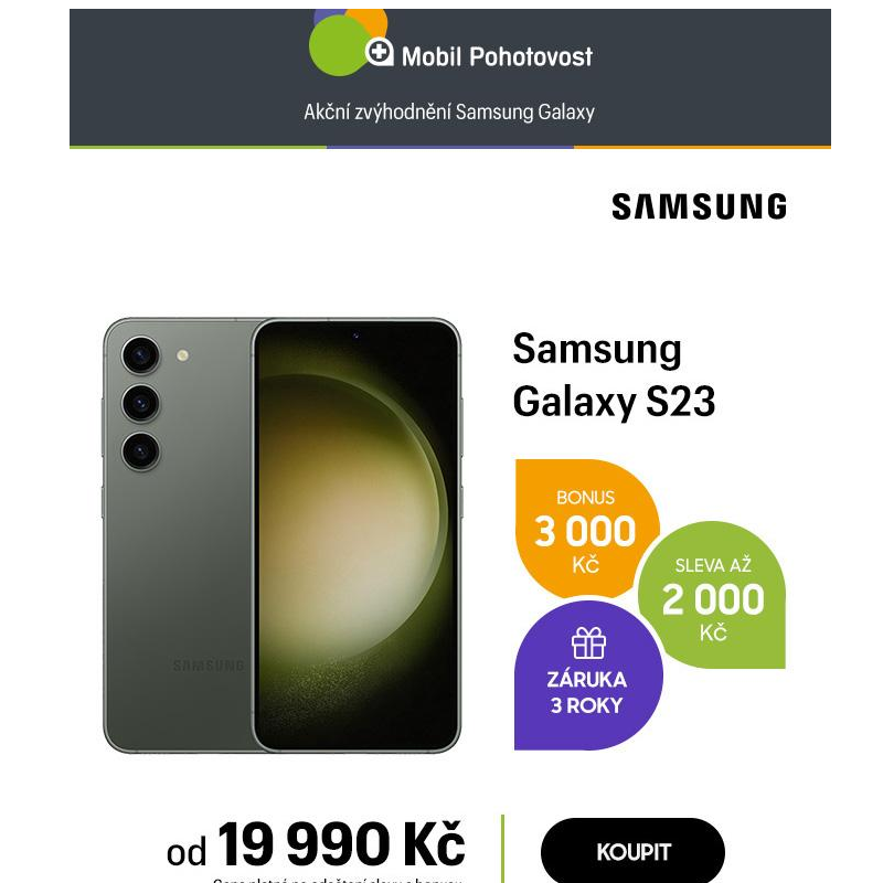 Akční zvýhodnění Samsung Galaxy - Zvýhodnění až 9 000 Kč nebo dárek za 10 990 Kč