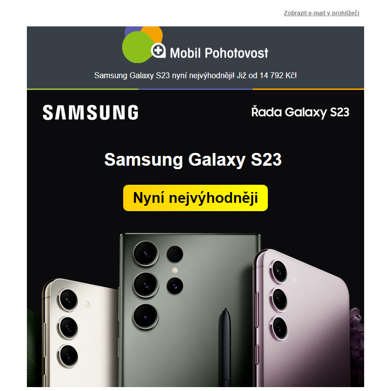 Samsung Galaxy S23 nyní nejvýhodněji! Již od 14 792 Kč!