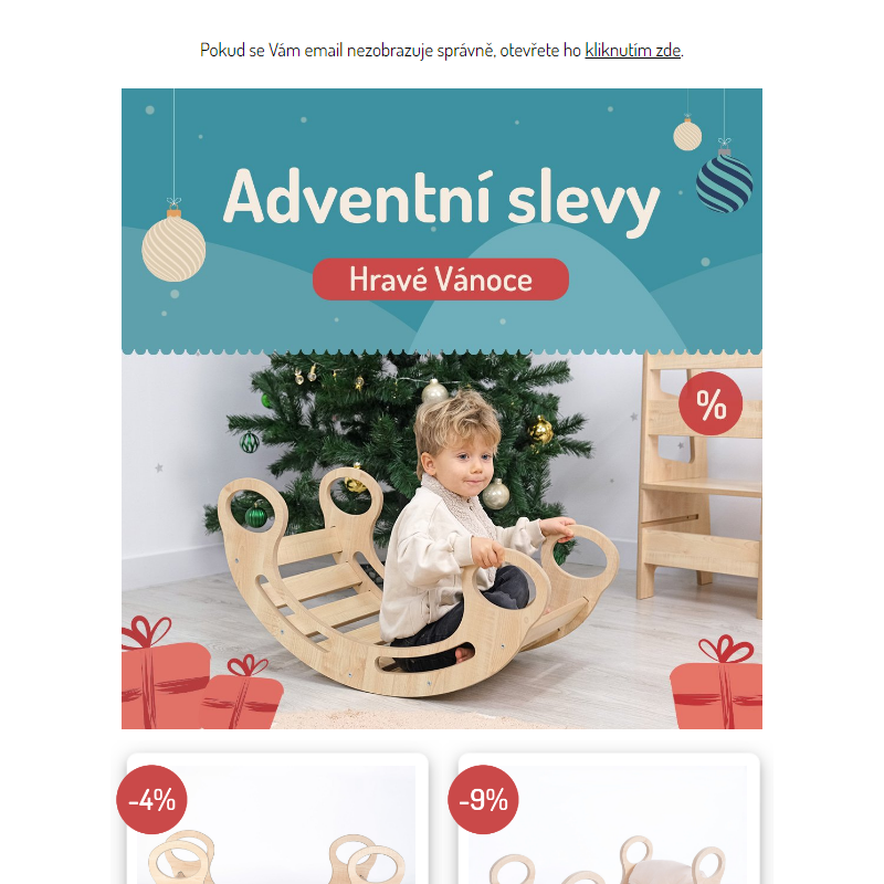 Adventní slevy na oblíbené Montessori kousky!_