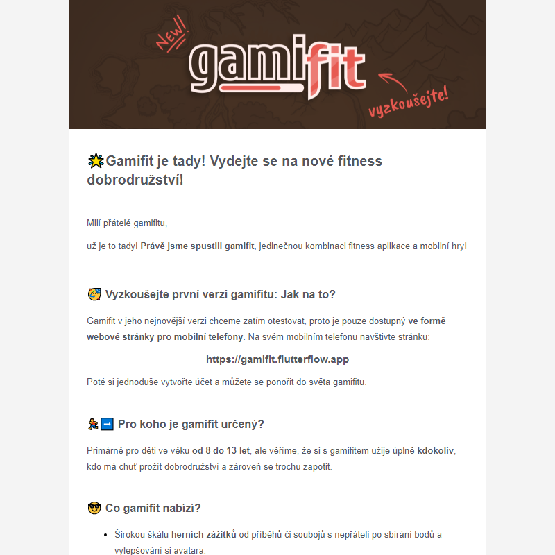 _Gamifit je tady! Vydejte se na nové fitness dobrodružství!