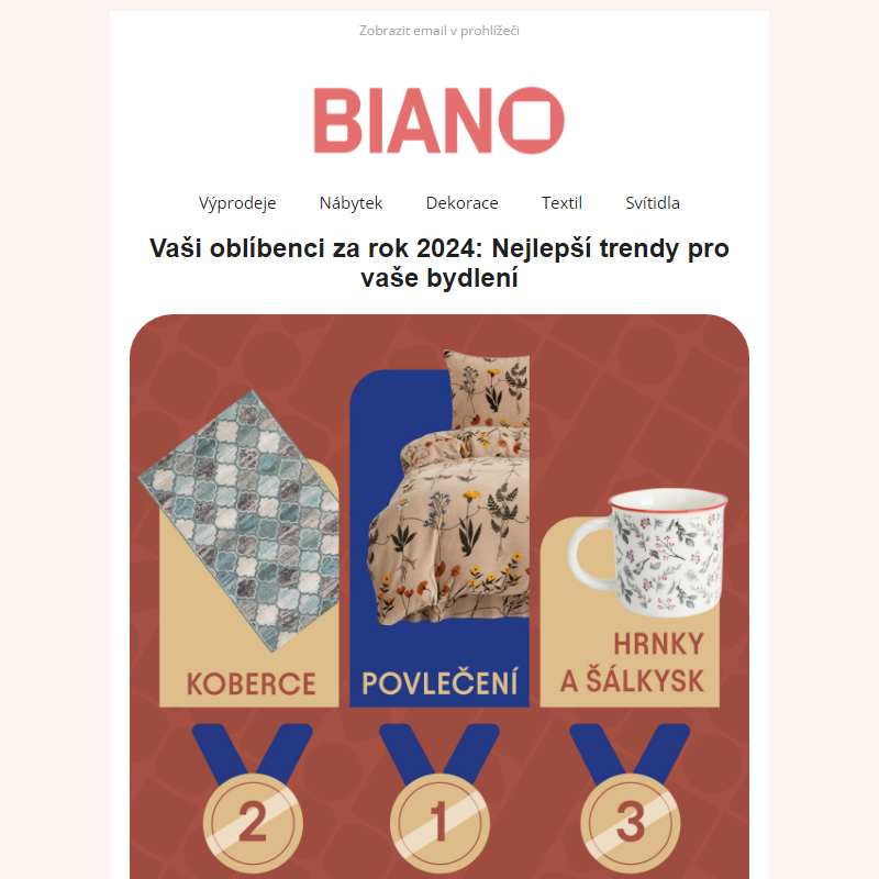 Co se vám líbilo v roce 2024: Biano bestsellery _