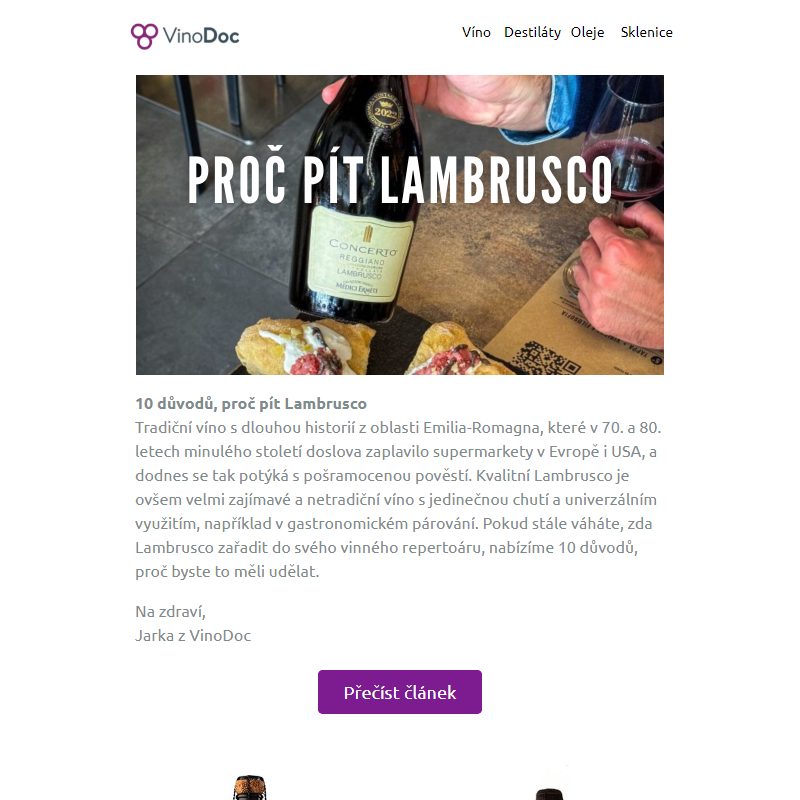 _Proč pít Lambrusco? II Degustace Apulie