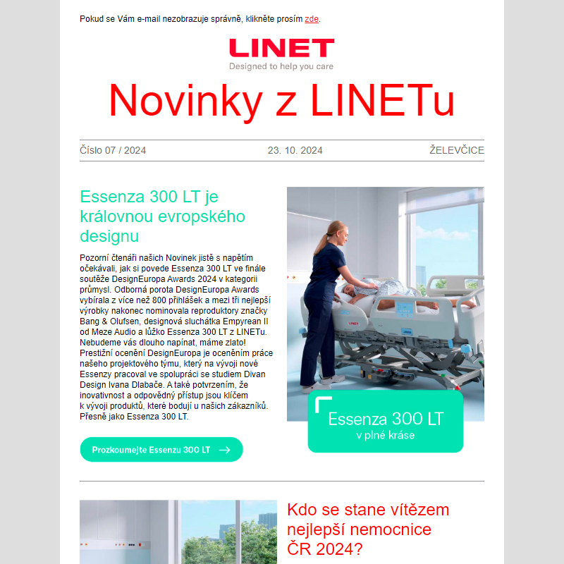 Novinky z LINETu