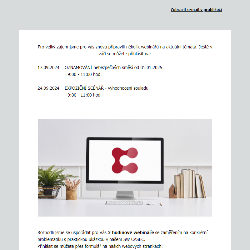 Tématické webináře upoutávka na září