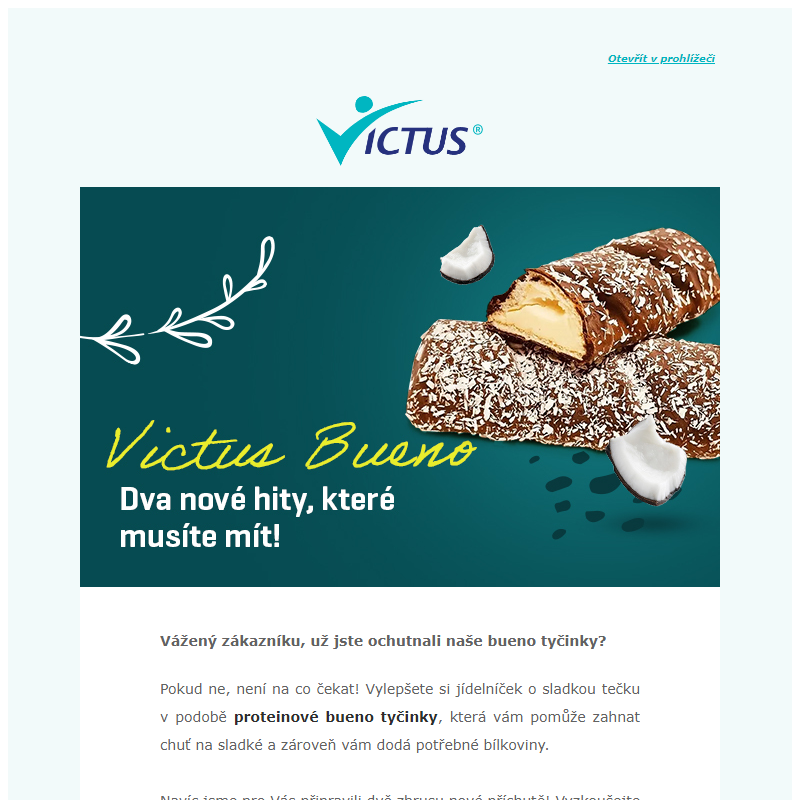 Victus Bueno: Dvě novinky, které prostě musíte ochutnat! __