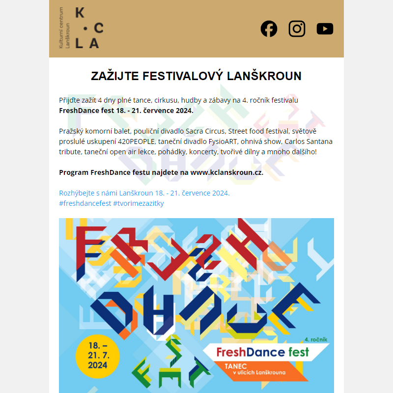 FreshDance fest 18. - 21. 7. 2024