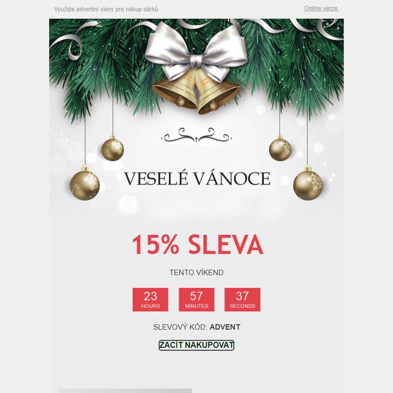 Adventní sleva na Bio-Bachovky