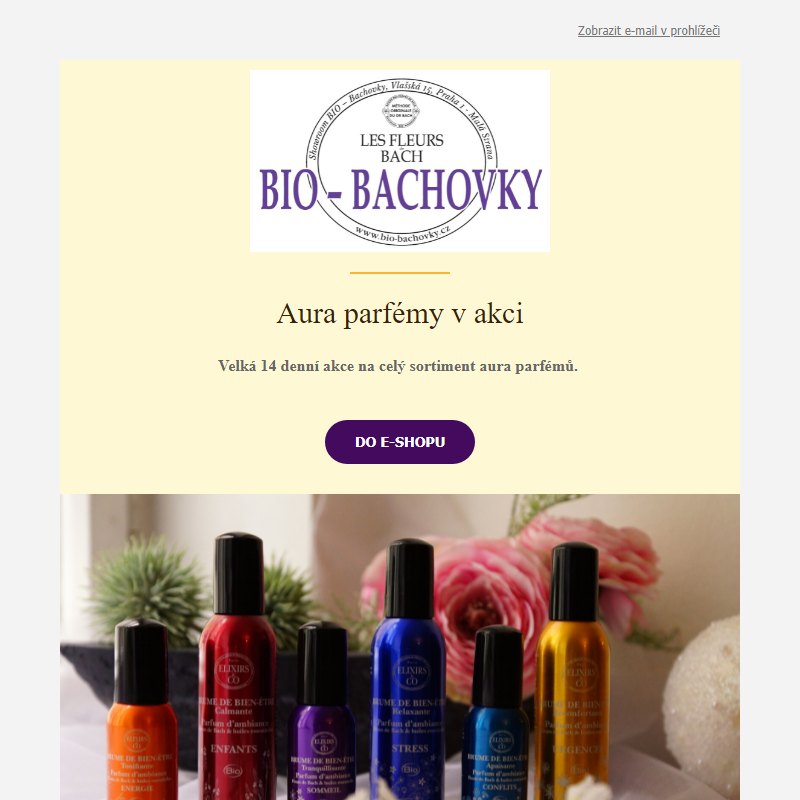 Bio-Bachovky® - sleva aura parfémy