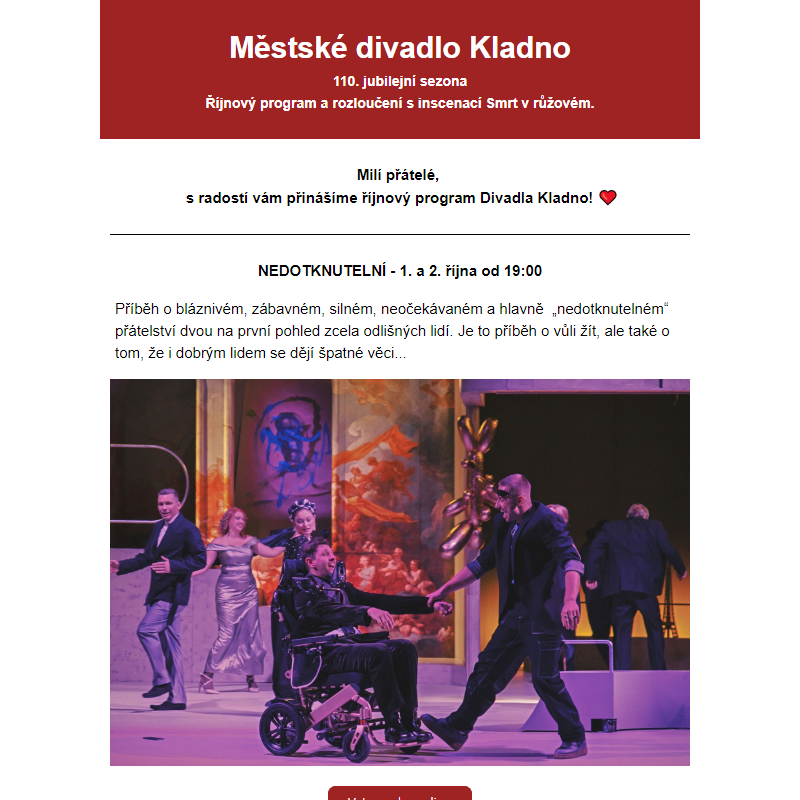 Říjen v Městském divadle Kladno __