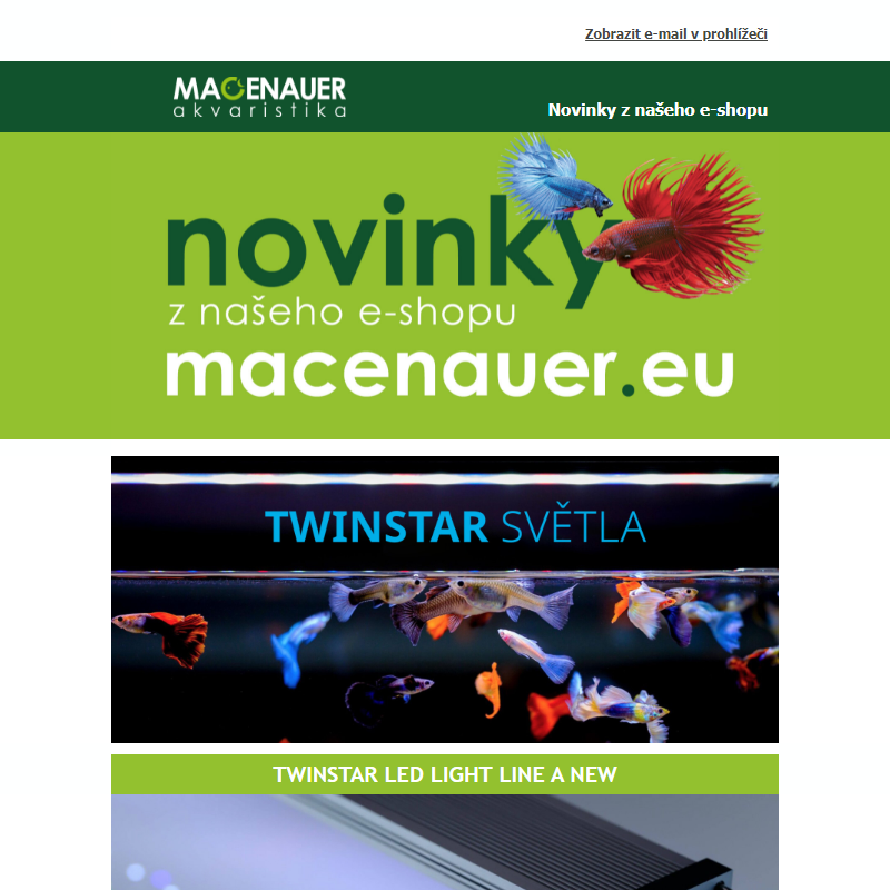 Macenauer.eu - novinky z našeho e-shopu