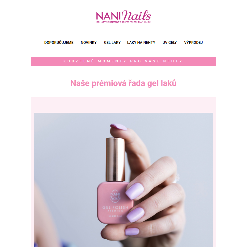 __ Naše prémiová řada gel laků  – NaniNails.cz