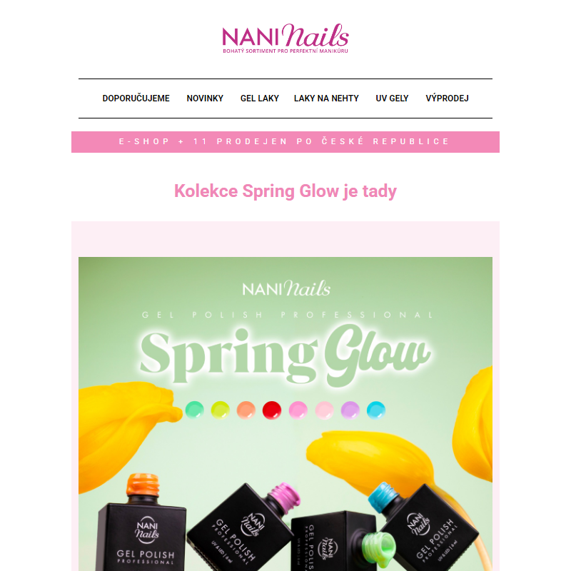 __ Spring Glow, naše nová kolekce gel laků  – NaniNails.cz