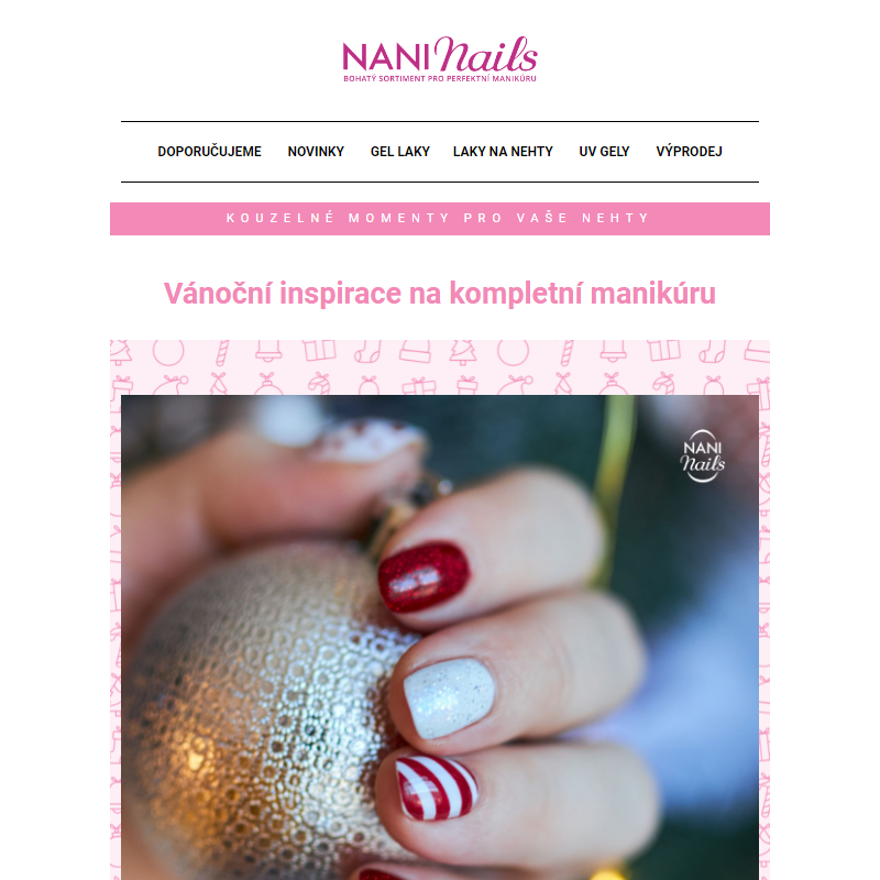 __ Inspirace na vánoční manikúru – NaniNails.cz