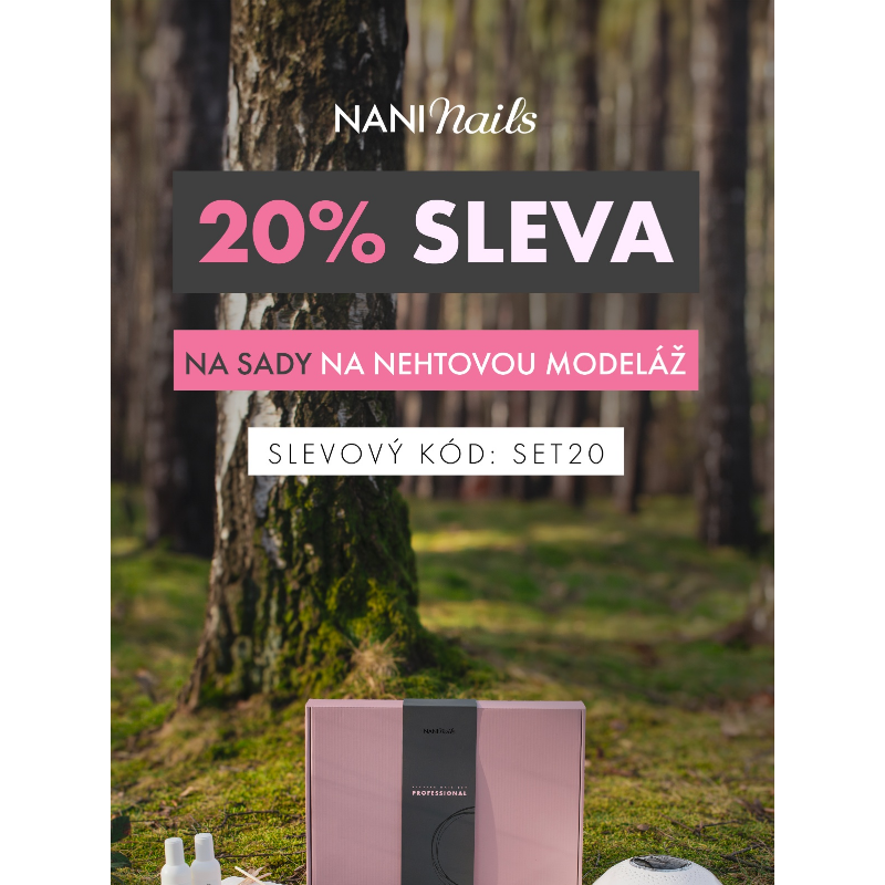 _ 20% sleva na všechny sady na nehtovou modeláž _ - NaniNails.cz