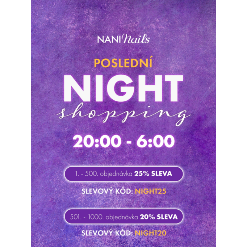 _ Poslední Night Shopping před Vánoci - NaniNails.cz _