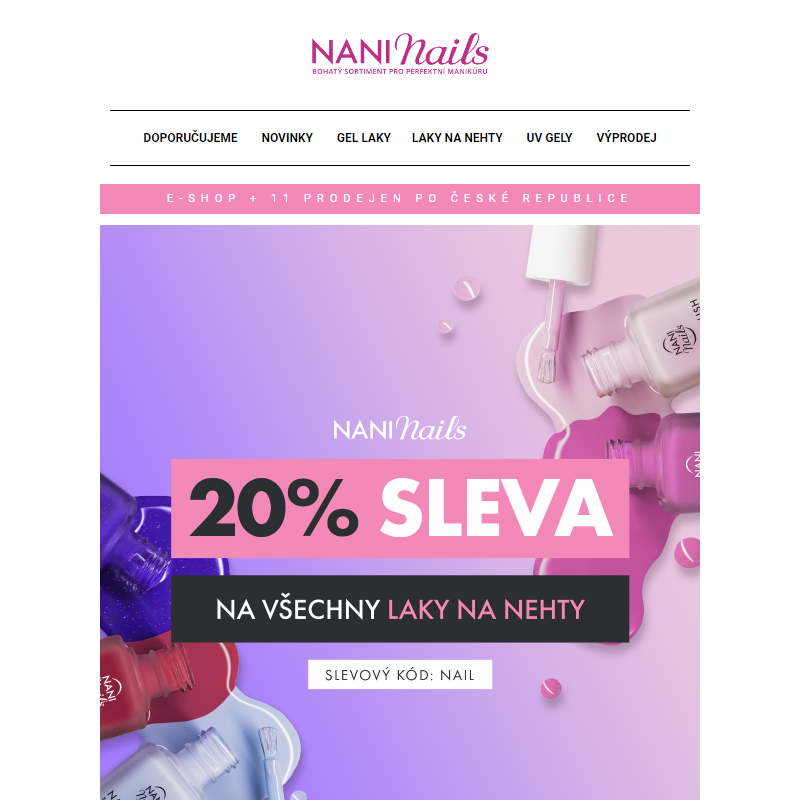 _ 20% sleva na laky - NaniNails.cz _