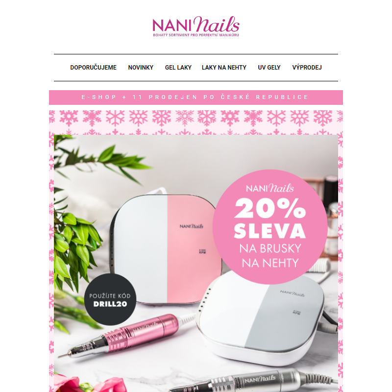 _ -20 % na všechny brusky na nehtovou modeláž - NaniNails.cz