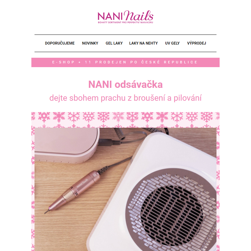 ___ Méně prachu, více pohody: NANI odsávačka prachu - NaniNails.cz