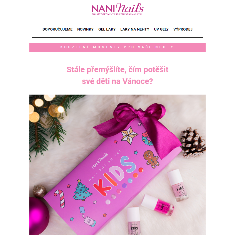 _ Dětská vánoční sada  – NaniNails.cz