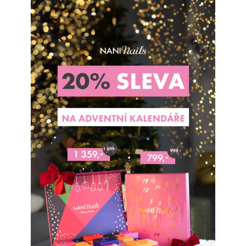 _ Pořiďte si adventní kalendáře s 20% slevou - NaniNails.cz