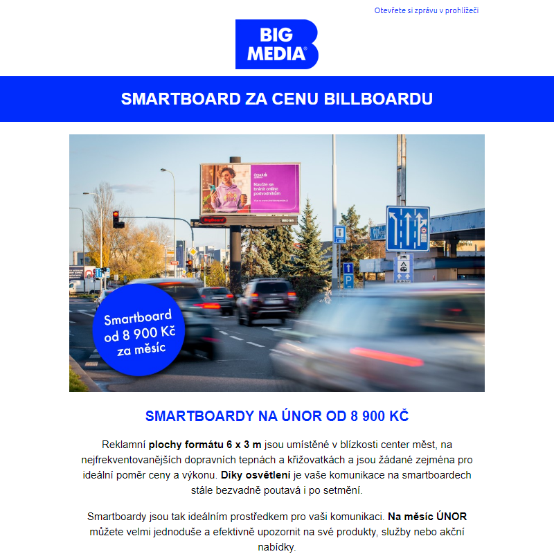 Smartboard za cenu billboardu