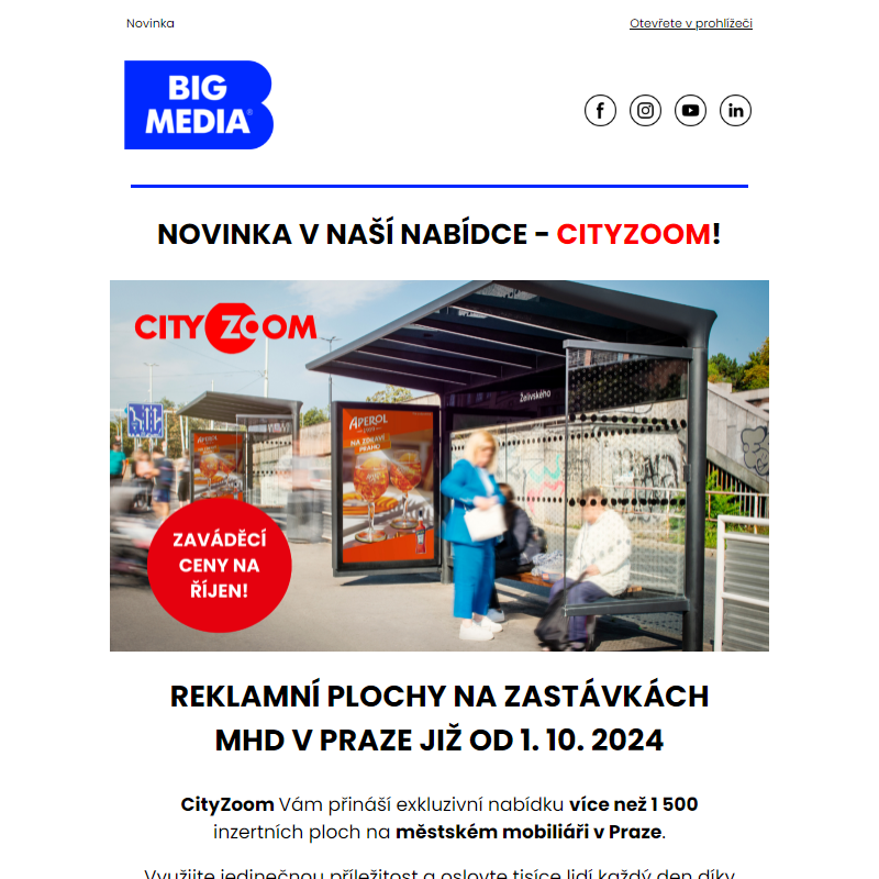 Novinka v naší nabídce - CityZoom