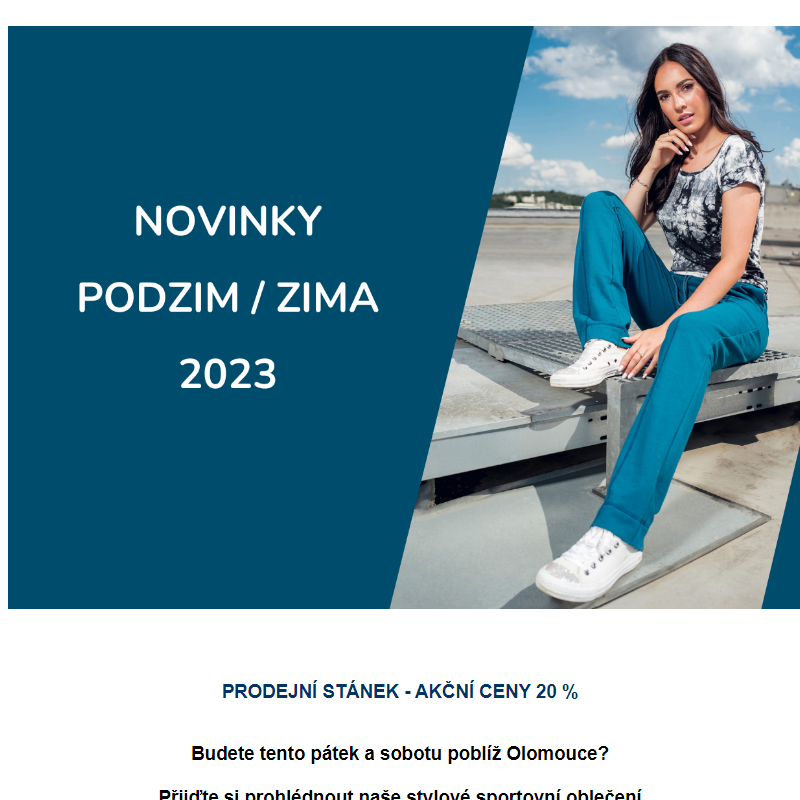 PRODEJNÍ STÁNEK - NOVINKY PODZIM / ZIMA 2023 - AKČNÍ CENY !!!