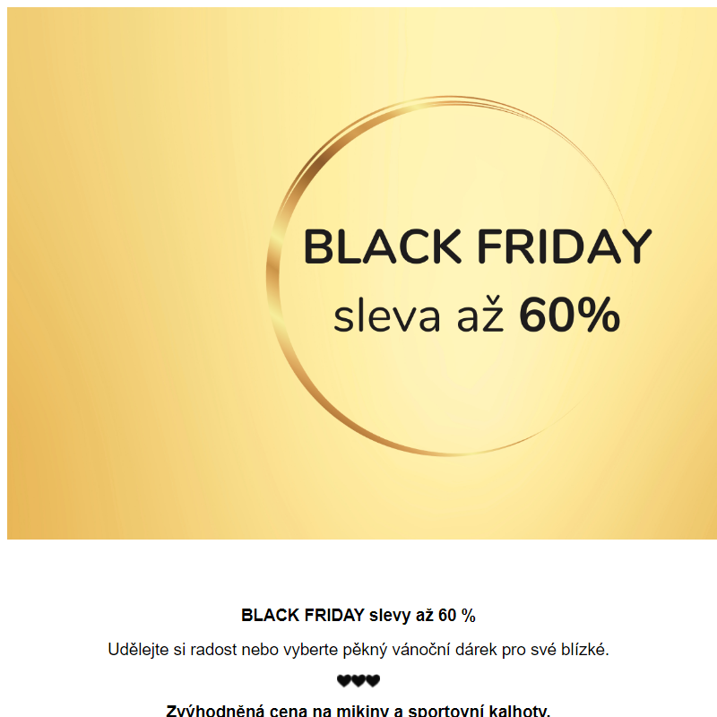 !!! Slevy až 60 % BLACK FRIDAY !!!